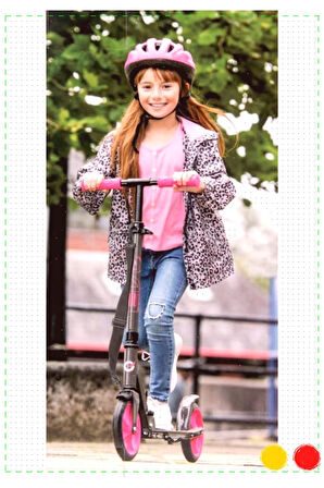 Evo Flexi Max 2 Tekerlekli Scooter Pembe Kız Cocuk Erkek Cocuk Egitici Montessori Oyuncaklar