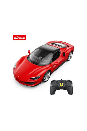 Kız Çocuk Oyuncak 94600 Kumandalı Ferrari 296 GTS 1:16 Kırmızı Erkek Çocuk Oyuncak Eğitici Oyuncakla