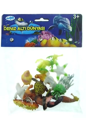 Kız Çocuk Oyuncak Poşetli Deniz Hayvanları Seri 2 Denizatı Erkek Çocuk Oyuncak Eğitici Oyuncaklar