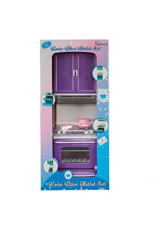 Kız Çocuk Oyuncak Karlar Ülkesi Mutfak Seti Fırın Erkek Çocuk Oyuncak Eğitici Oyuncaklar