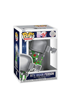 Kız Çocuk Oyuncak Funko POP Figür Ad Icons MTV 40th MTV Moon Person Erkek Çocuk Oyuncak Eğitici Oyun