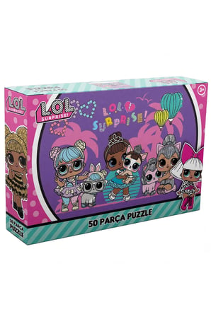 Kız Çocuk Oyuncak LOL Surprise 50 Parça Puzzle Erkek Çocuk Oyuncak Eğitici Oyuncaklar