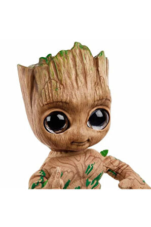 Kız Çocuk Oyuncak I Am Groot Groovin Groot Sesli ve Hareketli Peluş Erkek Çocuk Oyuncak Eğitici Oyun