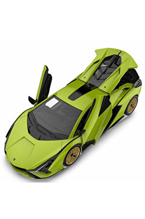Kız Çocuk Oyuncak 1:18 Lamborghini Sian FKP 37 Uzaktan Kumandalı Model Araç Mont