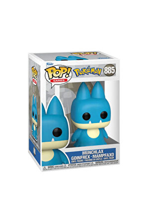 Kız Çocuk Oyuncak Funko POP Games: Pokemon- Munchlax Erkek Çocuk Oyuncak Eğitici Oyuncaklar