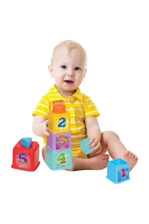 Kız Çocuk Oyuncak Kare Kule Bultak Bebek Aktivide Oyun Seti Erkek Çocuk Oyuncak Eğitici Oyuncaklar