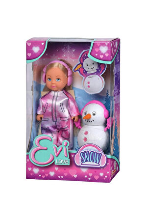 Kız Çocuk Oyuncak Evi Love Sevimli Kar Kıyafeti ve Kardan Adam 12cm Erkek Çocuk Oyuncak Eğitici Oyun