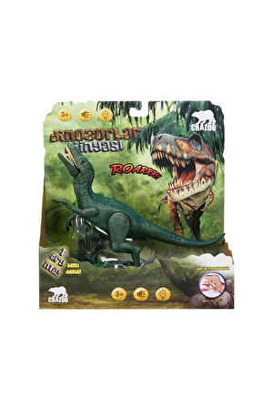 Kız Çocuk Oyuncak S00036171 DİNOZOR B/O.KÇK.SES/IŞIK 4AST. SUN Erkek Çocuk Oyuncak Eğitici Oyuncakla