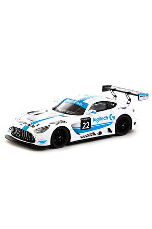 Kız Çocuk Oyuncak Tarmac Works 1:64 X Mercedes AMG GT3 G Race with Plastic Truck