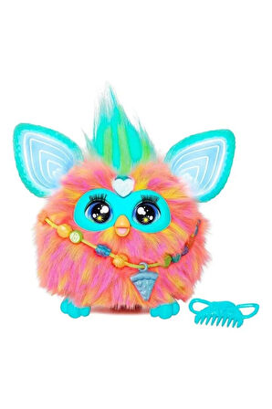 Kız Çocuk Oyuncak Furby Mercan İnteraktif Peluş F6744 Erkek Çocuk Oyuncak Eğitici Oyuncaklar
