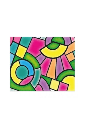 Kız Çocuk Oyuncak 5001 KumToys Cam Vitray - Glass Painting - 1adet Stokta Olan G