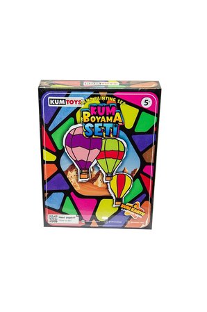 Kız Çocuk Oyuncak 5454 Kumtoys Kum Boyama Seti Erkek Çocuk Oyuncak Eğitici Oyuncaklar