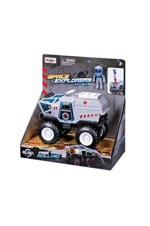 Kız Çocuk Oyuncak MAY 21251 Maisto Space Explorers 4x4 Rover Uzay Aracı ve Figür