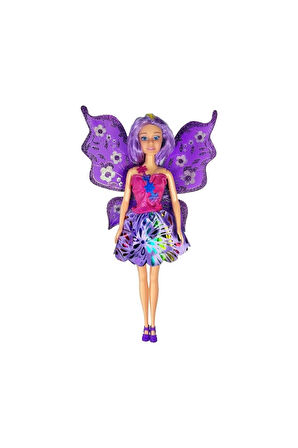 Kız Çocuk Oyuncak WG-115285 Kanatlı Peri Bebek 29cm - 1adet Stokta Olan Gönderil