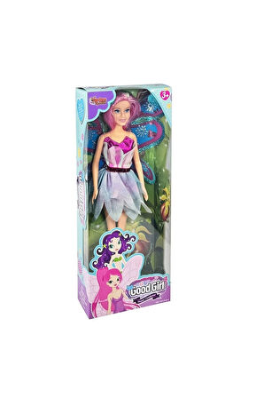 Kız Çocuk Oyuncak WG-115285 Kanatlı Peri Bebek 29cm - 1adet Stokta Olan Gönderil