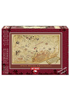 Kız Çocuk Oyuncak 4308 Art Puzzle Piri Reis Haritası 1000 Parça Puzzle Erkek Çocuk Oyuncak Eğitici O