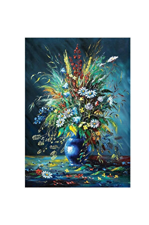 Kız Çocuk Oyuncak 5212 Art Puzzle, Kır Çiçekleri 1000 Parça Puzzle Erkek Çocuk Oyuncak Eğitici Oyunc