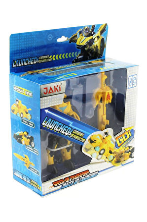 Kız Çocuk Oyuncak Fırlatıcılı Robot Araba Erkek Çocuk Oyuncak Eğitici Oyuncaklar