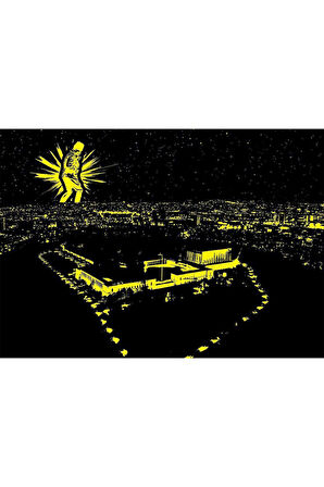 Kız Çocuk Oyuncak 5237 Anıtkabir 1000 Parça Neon - Art Puzzle Erkek Çocuk Oyuncak Eğitici Oyuncaklar