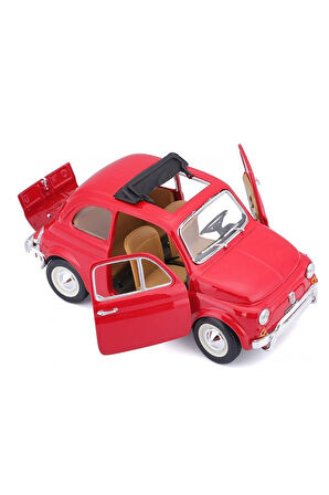Kız Çocuk Oyuncak 22099 Burago Fiat 500L 168 Kırmızı 1:24 -Sunman Erkek Çocuk Oyuncak Eğitici Oyunca