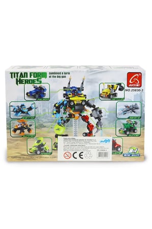 Kız Çocuk Oyuncak Ausini Titan Heroes Gunner-3 76 Parça Erkek Çocuk Oyuncak Eğitici Oyuncaklar