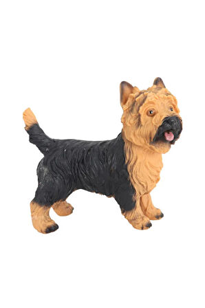 Kız Çocuk Oyuncak Model Köpek Sarı Siyah Yorkshire Terrier Erkek Çocuk Oyuncak Eğitici Oyuncaklar