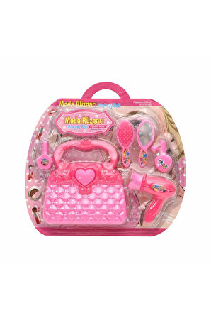 Kız Çocuk Oyuncak ERN-854 Heroes Toys Çantada Oyuncak Makyaj Seti Erkek Çocuk Oyuncak Eğitici Oyunca