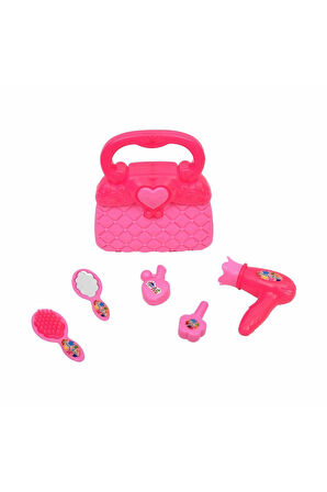 Kız Çocuk Oyuncak ERN-854 Heroes Toys Çantada Oyuncak Makyaj Seti Erkek Çocuk Oyuncak Eğitici Oyunca