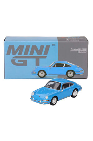 Kız Çocuk Oyuncak Mini Gt 1/64 Porsche 901 1963 Quickblau Erkek Çocuk Oyuncak Eğitici Oyuncaklar