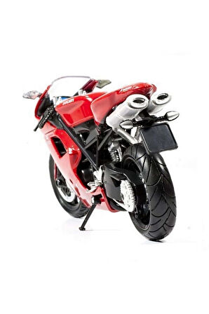 Kız Çocuk Oyuncak 1:12 Ducati 1198 Model Motorsiklet Erkek Çocuk Oyuncak Eğitici Oyuncaklar