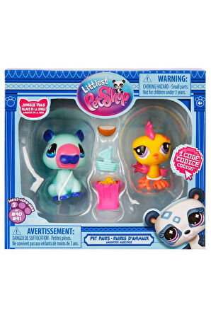 Kız Çocuk Oyuncak Littlest Pet Shop Minişler 2’li Figür Seti S2 - S00000620 Eğitici