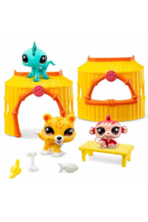 Kız Çocuk Oyuncak 3005158 Littlest Pet Shop Minişler Orman Oyun Seti S1 -Sunman