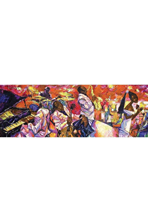 Kız Çocuk Oyuncak 5352 Art Puzzle, Jazzın Renkleri 1000 Parça Puzzle Erkek Çocuk Oyuncak Eğitici Oyu