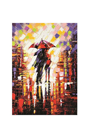 Kız Çocuk Oyuncak 5090/ART Art Puzzle, Şemsiye Altındaki Aşk 500 Parça Puzzle Eğ