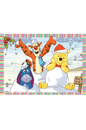 Kız Çocuk Oyuncak WN714 KS, Winnie The Pooh, 100 Parça Puzzle Erkek Çocuk Oyuncak Eğitici Oyuncaklar