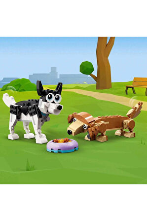 Kız Çocuk Oyuncak 31137 LEGO® Creator 3in1 Sevimli Köpekler 475 parça +7 yaş Eği