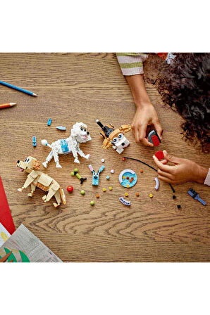 Kız Çocuk Oyuncak 31137 LEGO® Creator 3in1 Sevimli Köpekler 475 parça +7 yaş Eği