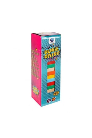 Kız Çocuk Oyuncak Smile Games Renkli Denge Oyunu 54 Parça - S00002279 Erkek Çocuk Oyuncak Eğitici Oy