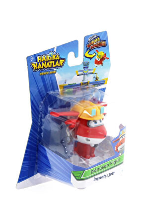 Kız Çocuk Oyuncak Harika Kanatlar Dönüşen Mini Figür İnşaatçı Jett Erkek Çocuk Oyuncak Eğitici Oyunc