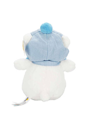 Kız Çocuk Oyuncak Şapkalı ve Atkılı Peluş Kutup Ayısı 30cm S00004773 Erkek Çocuk Oyuncak Eğitici Oyu