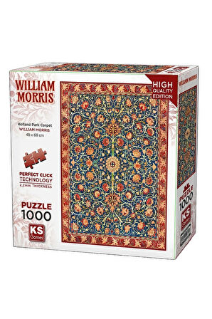 Kız Çocuk Oyuncak KS Games Morris: Holland Park Carpet Puzzle 1000 Parça 20763 E