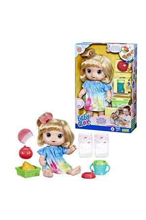 Kız Çocuk Oyuncak F7356 Baby Alive Bebeğim ile Eğlenceli Yudumlar Sarışın +3 yaş