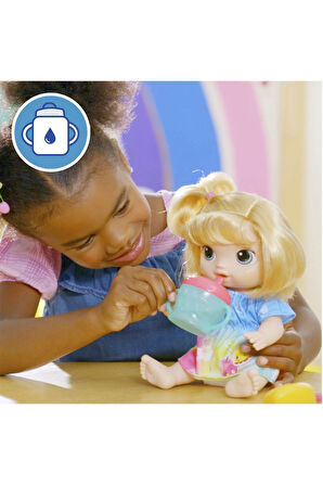 Kız Çocuk Oyuncak F7356 Baby Alive Bebeğim ile Eğlenceli Yudumlar Sarışın +3 yaş