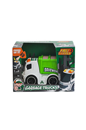 Kız Çocuk Oyuncak ER-244 Fast Wheels Çöp Kamyonu Erkek Çocuk Oyuncak Eğitici Oyuncaklar