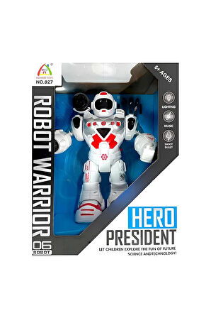 Kız Çocuk Oyuncak Hareketli Işıklı ve Sesli Ok Atan Oyuncak Robot Erkek Çocuk Oyuncak Eğitici Oyunca