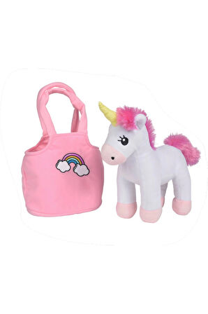 Kız Çocuk Oyuncak Çanta Unicornlu Peluş SMB-105560064 Erkek Çocuk Oyuncak Eğitici Oyuncaklar