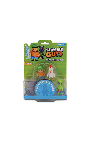 Kız Çocuk Oyuncak TUY14000 Stumble Guys 5li Mini Figür S2-SG-30006_5 - 1 Kutu Fi