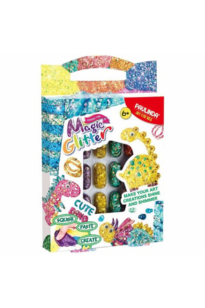 Kız Çocuk Oyuncak Paulinda Glitter Cute Dino Hobi Set 12x5 ml S00095579 Erkek Çocuk Oyuncak Eğitici