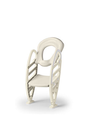 Kız Çocuk Oyuncak 7241 Kaymaz Ayarlı Merdiven Klozet Adaptörü Relax Bej Erkek Çocuk Oyuncak Eğitici