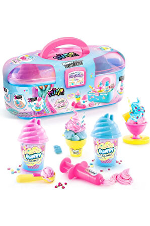 Kız Çocuk Oyuncak Fluffy Slime Case Marshmallow Dokulu Çantalı Slime Erkek Çocuk Oyuncak Eğitici Oyu
